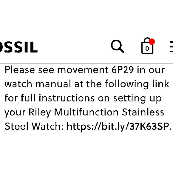 🆕🔥FOSSIL BEZEL BAGUETTE STUNNING GORGEOUS(RILEY)STAINLESS STEEL QUARTZ WATCH!! - Picture 12 of 15